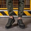 FUEL Armour-1-DD ISI Marked Safety Shoes for Men | Steel Toe Cap, 200 Joule Impact & Compression Protection | Anti-Slip Oil & Water Resistant PVC Sole | Lightweight Industrial Work Shoes | Electrical Hazard Safe |