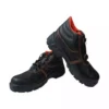 VSafe Steel Toe Safety Shoes PVC Sole High Ankle Synthetic Leather Black |