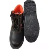 VSafe Steel Toe Safety Shoes PVC Sole High Ankle Synthetic Leather Black |