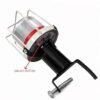 Solar Blinker Light with Protective Jali Cover | Aluminium Casting Body with ABS Clamp & Round Road Reflector | High-Visibility Safety Warning Light for Roads & Construction Zones