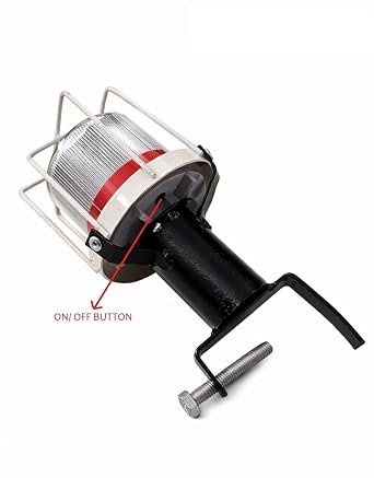 Solar Blinker Light with Protective Jali Cover | Aluminium Casting Body with ABS Clamp & Round Road Reflector | High-Visibility Safety Warning Light for Roads & Construction Zones