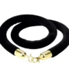 2 Ladwa Golden Finish Queue Manager with Black Velvet 1.5m Rope, Barricade & Stanchions Set