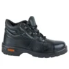 Tiger Leopard S1 EN Certified High Ankle Safety Shoes | Steel Toe PU Sole I Anti-Slip Industrial Work Boot