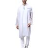 RainTop Poncho Hooded Coat One Size Suit for Men and Women with Adjustable Hood, Polyester Standard Length Unisex Lightweight Long Coat and Reusable& Packable,AZ30 White Free Size