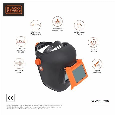 214 KARAM Black+Decker full face welding helmet (BXWP0821IN) |