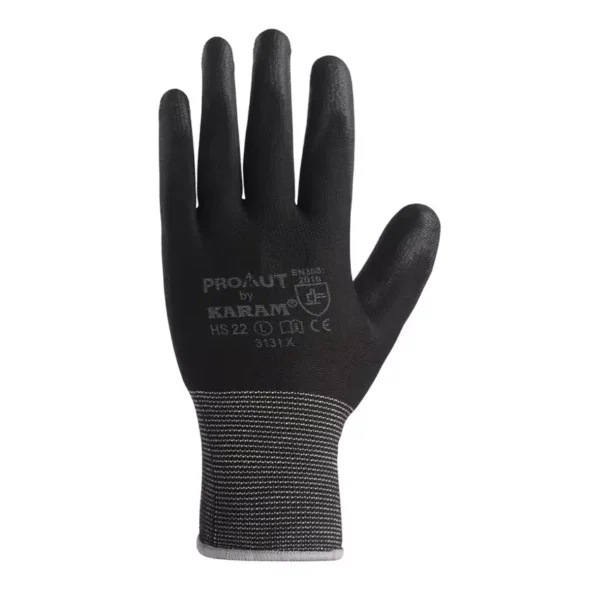 KARAM Black Liner with Black PU Coating, HS22 |