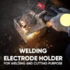 23 Generic 200A Welding Cable Set | Electrode Holder + Earth Clamp | 2 Meter Pure Copper Cable | 35–50mm Male Connector | for Inverter Welding Machine | Power Cord |