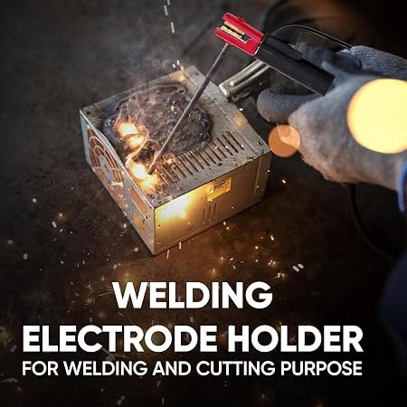 23 Generic 200A Welding Cable Set | Electrode Holder + Earth Clamp | 2 Meter Pure Copper Cable | 35–50mm Male Connector | for Inverter Welding Machine | Power Cord |