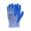 KARAM Polycotton Liner with Natural Latex Coating Blue Safety Gloves, HS03 |