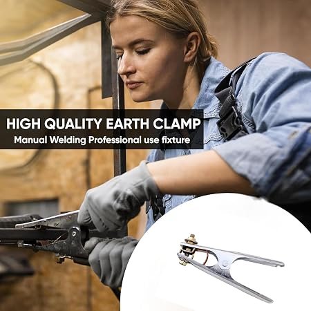 24 Generic 200A Welding Cable Set | Electrode Holder + Earth Clamp | 2 Meter Pure Copper Cable | 35–50mm Male Connector | for Inverter Welding Machine | Power Cord |