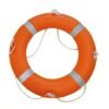 24 Life Buoy Ring with Rope Outer Material Hard Polyurethane Outer Diameter- 720mm Inner Diameter- 440mm Weight -2.5Kg Swimming Pool, Passenger Boat, Cruise, etc