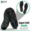 ZAIN Low Ankle Safety Shoes | BIS Approved, Breathable Upper | Excellent Grip, Comfortable, Anti-Skid, Sporty Design, Composite Toe | Orange & Black | Vent |