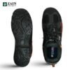 ZAIN Low Ankle Safety Shoes | BIS Approved, Breathable Upper | Excellent Grip, Comfortable, Anti-Skid, Sporty Design, Composite Toe | Orange & Black | Vent |