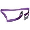 Lifting Sling Strap Heavy Duty Polyester 1000KG/1 Ton Capacity for Construction Rigging Moving(2M - Purple