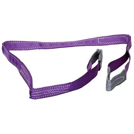 Lifting Sling Strap Heavy Duty Polyester 1000KG/1 Ton Capacity for Construction Rigging Moving(2M - Purple