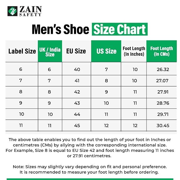 ZAIN Low Ankle Safety Shoes | BIS Approved, Breathable Upper | Excellent Grip, Comfortable, Anti-Skid, Sporty Design, Composite Toe | Orange & Black | Vent |