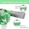 Lifting Sling Strap Heavy Duty Polyester 1000KG/1 Ton Capacity for Construction Rigging Moving(2M - Purple