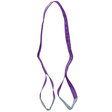 33 Lifting Sling Strap Heavy Duty Polyester 1000KG/1 Ton Capacity for Construction Rigging Moving(2M - Purple