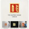 33 Hi-Ranger Glow In the Dark Fire Extinguisher Fire Equipment Self Adhesive Vinyl Sticker Sign for Walls and Doors (200 x 200 mm)