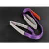 38 Lifting Sling Strap Heavy Duty Polyester 1000KG/1 Ton Capacity for Construction Rigging Moving(2M - Purple