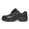 Mallcom Tiger Steel Toe Safety Shoes Low Ankle PU Black Size UK 9, Lorex S1BG