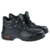 Tiger Leopard S1 EN Certified High Ankle Safety Shoes | Steel Toe PU Sole I Anti-Slip Industrial Work Boot