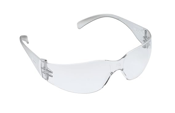3M 11850 Safety Goggles Hard Coat Eye Protector Anti Pollution Glasses For Multipurpose Eyewear Use In Riding Motorcycle, Construction, Clear Transparent Goggles |