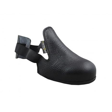 Worktoes Buff Black Breathable Leather Toe Guard