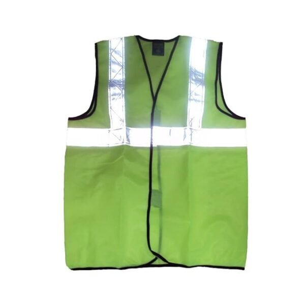 Reflective Jacket Men | High Visibility Green Safety Jacket for Construction & Industrial Work (Pack of 25)