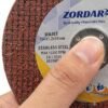 Zordar 4 Inch Cutting Wheel for Metal and Stainless Steel, Pack of 50