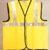 High Visibility Reflector Safety Jacket Yellow for Workers, Police and Other Services Lightweight Reflective Workwear Jacket (Pack of 2)