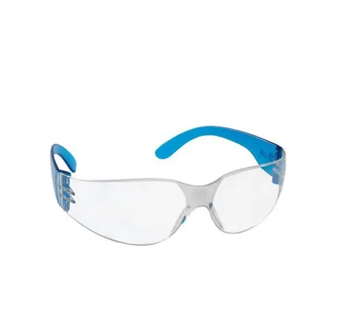 Polycarbonate Transparent 3M Blue Temples Clear Safety Spectacles Virtua IN 11850 |