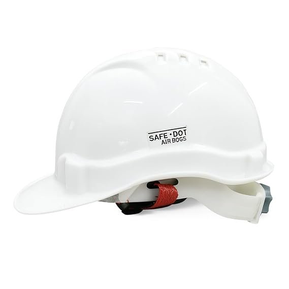 SAFEDOT Safety Helmet for Construction & Industrial Use, Hard Hat with Adjustable Ratchet Fit (1)