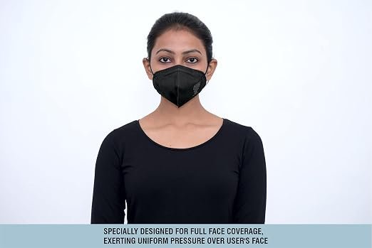 BLACK+DECKER ISI FFP2 Pollution Resistant Face Mask with Ear Loops, BXFM1002IN