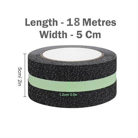 Anti Skid Tape Glow In The Dark (18 Meter), Multicolor |