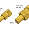 35-50 MM SQ 300 AMP MALE CABLE JOINT QUICK CONNETOR FOR ARC MIG TIG WELDING MACHINES | (pack of 2)