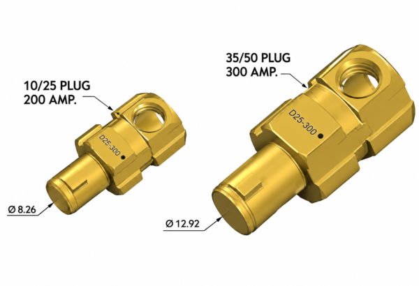 35-50 MM SQ 300 AMP MALE CABLE JOINT QUICK CONNETOR FOR ARC MIG TIG WELDING MACHINES | (pack of 2)