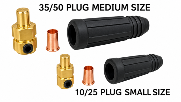35-50 MM SQ 300 AMP MALE CABLE JOINT QUICK CONNETOR FOR ARC MIG TIG WELDING MACHINES | (pack of 2)