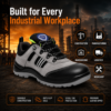 Allen Cooper AC-1156 Men's Steel Toe Leather Safety Shoes Heavy Duty Anti Slip, Oil Resistant Industrial Work Safety Shoe |