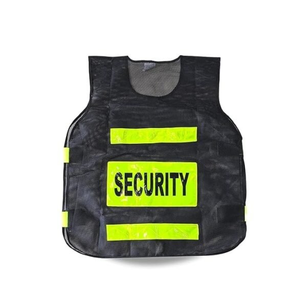 Hi-Ranger Reflective Jacket for Men & Women | Print Security Guard Design | Radium | Multipurpose - Traffic Control, Sports, Construction