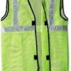 Reflective Jacket Men | High Visibility Green Safety Jacket for Construction & Industrial Work (Pack of 25)