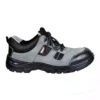 Everest Steel Toe Low Ankle Grey Grain Leather Safety Shoes |