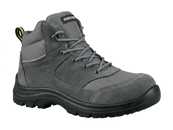 Parkside Men's S1 Safety Shoes with Steel Toe Cap, Grey |