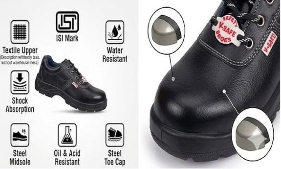 V-SAFE Low Ankle Industrial Steel Toe Safety Shoes |