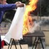 Fire Blanket (2m x 2m) for Home, Kitchen & Car | Emergency Fire Safety Blanket for Cooking & Electrical Fires | Reusable Fire Retardant Fiberglass Sheet for Industry, School, Office & Outdoor Use