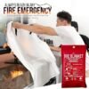Fire Blanket (2m x 2m) for Home, Kitchen & Car | Emergency Fire Safety Blanket for Cooking & Electrical Fires | Reusable Fire Retardant Fiberglass Sheet for Industry, School, Office & Outdoor Use
