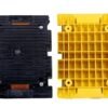 92 Speed Breaker 50 MM Height Easy To Install with Our Manual Speed Breaker Ideal choice for Road Safety- 12 Pieces (6 pcs Black and 6 pcs Yellow) Pack Of 3 Meter