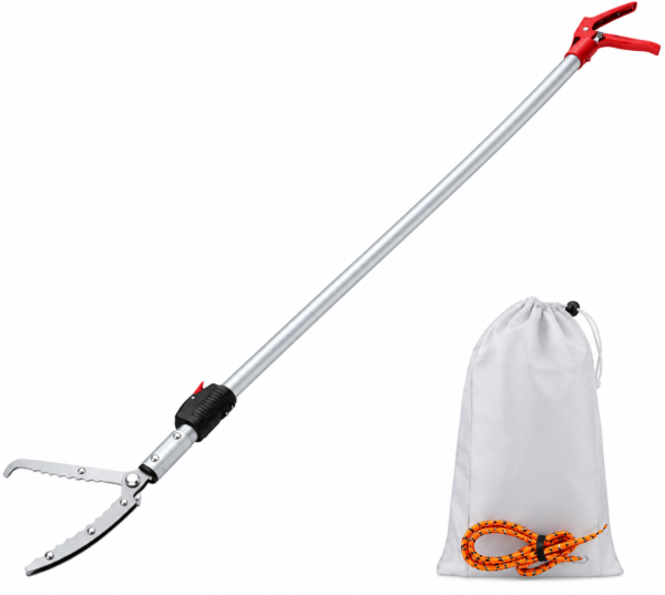 1.5m Snake Catcher Tongs Extendable Reptile Grabber Zigzag Wide Jaw Toolset |