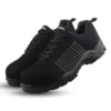 Fuel Aqua Fabric Steel Toe Black Safety Shoes with PU Single Density Sole |
