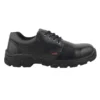 Fuel Spear SD Grain Leather Steel Toe Black Safety Shoes with PU Single Density Sole |